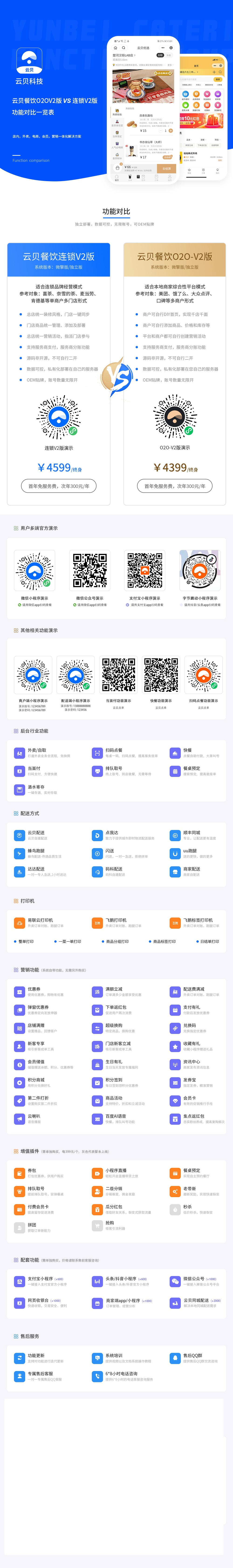 云贝连锁V3独立版V2.8.5 (全插件)前端线传一键更新含用户端商家端骑手端 价格2600元